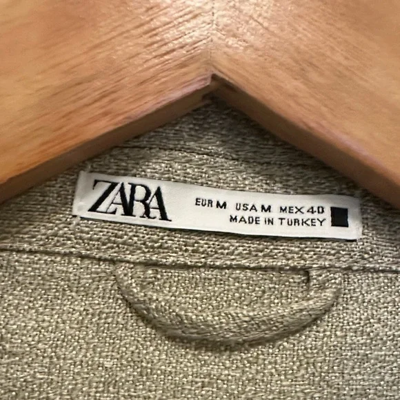 Zara Men's Heather Gray Lightweight Jacket - Picture 2 of 9